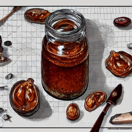 book illustration of (jar of brown colored jam), concept, d & d, high fantasy, detailed, digital art, artstation, smooth, sharp focus, fantasy, intricate, elegant, highly detailed, digital painting, isometric, concept art, illustration, artstation trending, pixiv, deviantart, (((!!!solid background!!!!))), (((white background))), (((transparent background))), Water Color, Oil Painting !colored!, Trippy