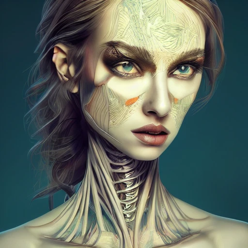 A pretty lady, digital art, perfect anatomy, hyper detailed, highly intricate, concept art, award winning photograph, rim lighting, sharp focus, 8k resolution wallpaper, smooth, denoise