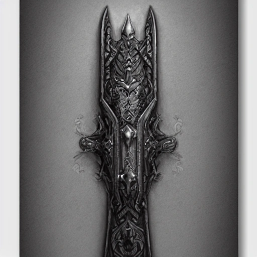 book illustration of (Axe handle), concept, d & d, high fantasy, 