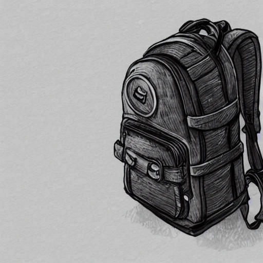 book illustration of (opened loud backpack), concept, d & d, high fantasy, detailed, digital art, artstation, smooth, sharp focus, fantasy, intricate, elegant, highly detailed, digital painting, isometric, concept art, illustration, artstation trending, pixiv, deviantart, (((!!!solid background!!!!))), (((white background))), (((transparent background))), Water Color, Oil Painting