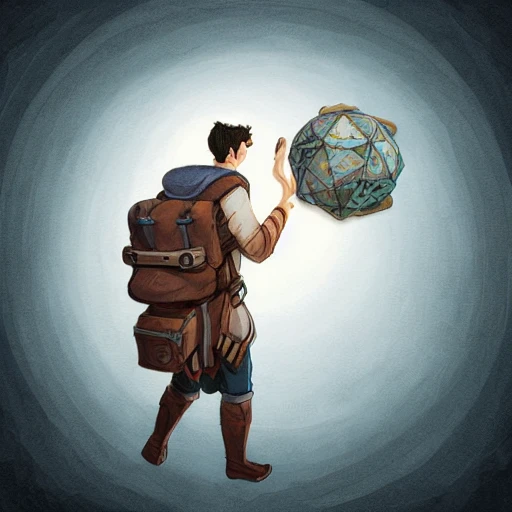 book illustration of (traveler small backpack with opened mouth), concept, d & d, high fantasy, detailed, digital art, artstation, smooth, sharp focus, fantasy, intricate, elegant, highly detailed, digital painting, isometric, concept art, illustration, artstation trending, pixiv, deviantart, (((!!!solid background!!!!))), (((white background))), (((transparent background))), Water Color, Oil Painting