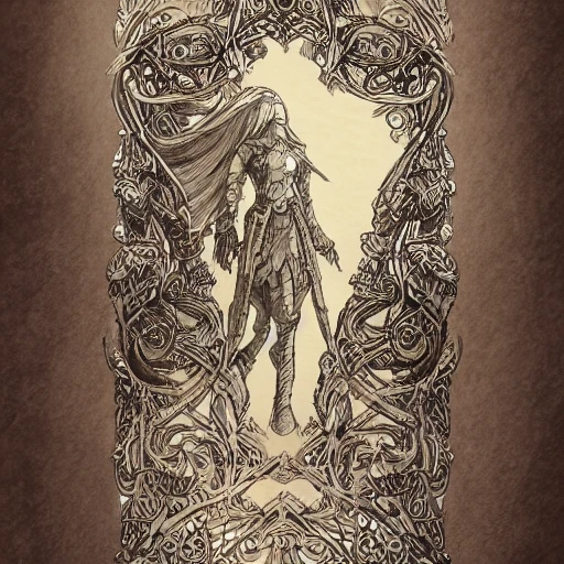 book illustration of (one antique papper bookmark narrow paper sheet), concept, d & d, high fantasy, detailed, digital art, artstation, smooth, sharp focus, fantasy, intricate, elegant, highly detailed, digital painting, isometric, concept art, illustration, artstation trending, pixiv, deviantart, (((!!!solid background!!!!))), (((white background))), (((transparent background))), Water Color, Oil Painting