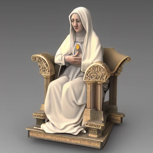 Mother mary, 3D