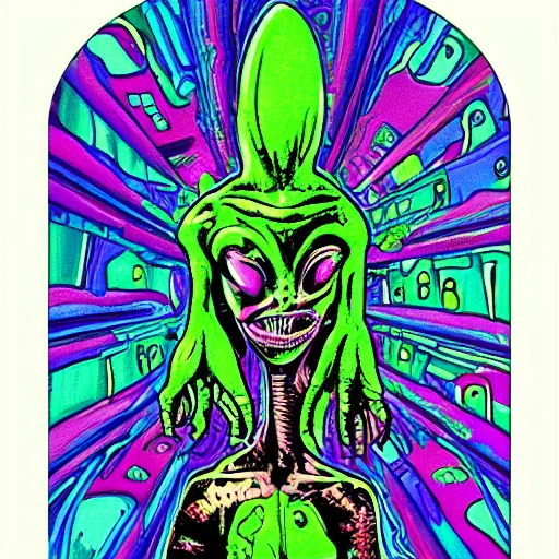 Alien in wonderland, Trippy