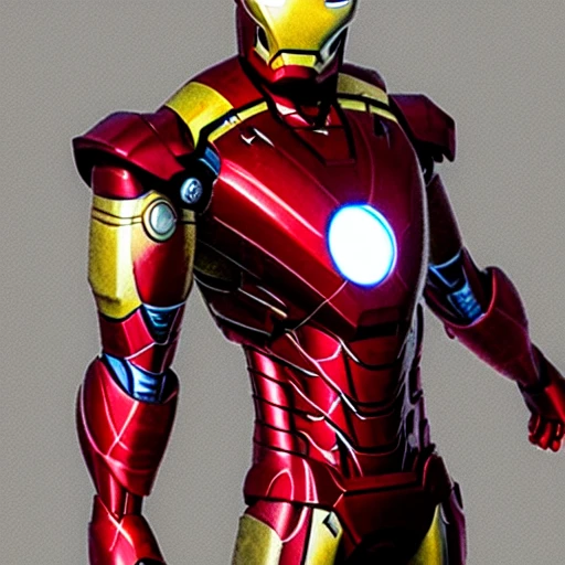 hyper realistic iron man
