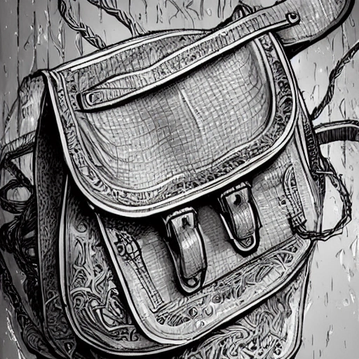 Leather Artists Sketch Bag