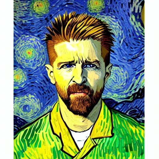 gerard piqué van gogh style