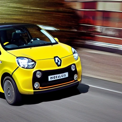 gerard pique driving an renault twingo