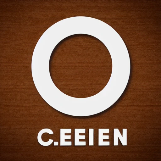 modern clean circular logo without text, centered