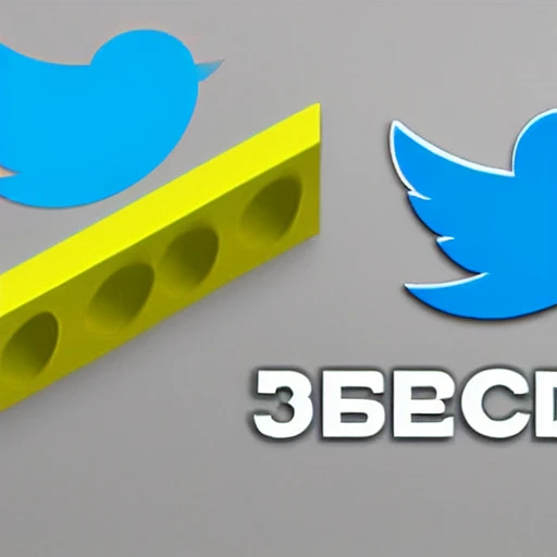 twitter banner for developer, 3D