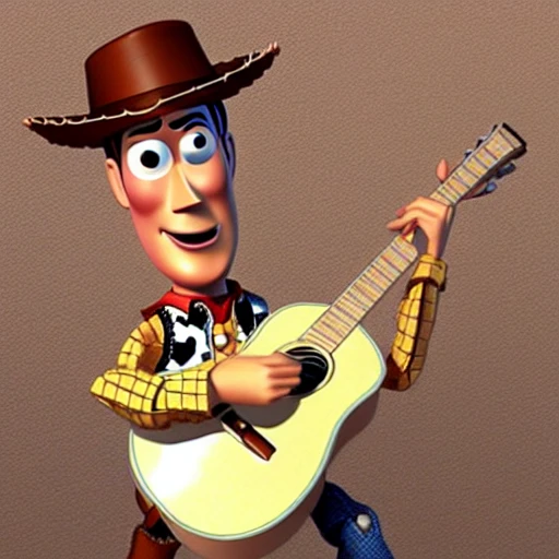 Toy store story guitar