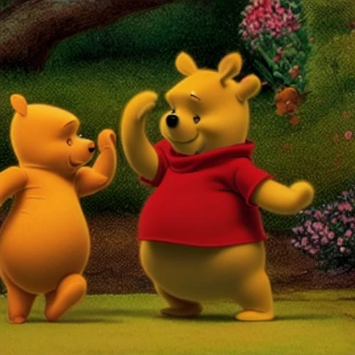 Winni de pooh bailando la macarena