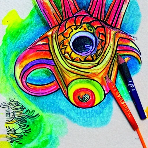 , Trippy, Water Color, Cartoon, 3D, Pencil Sketch