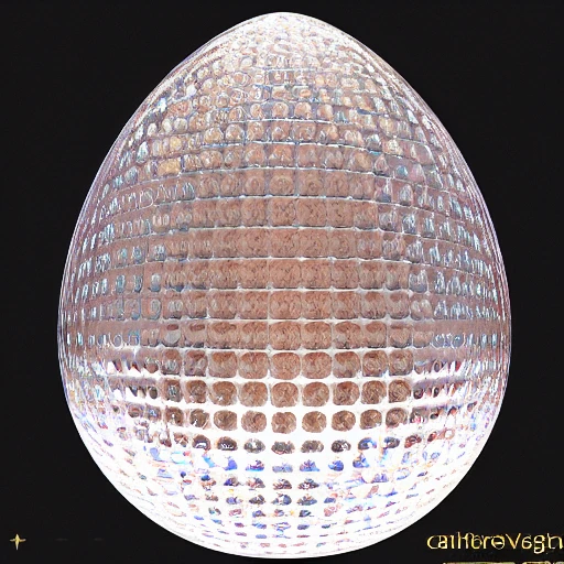 medium distance Murano egg glowing from within, cartier style, small sparkling gems, gold, silver, tons of facets and gems, transluscent, very detailed, wide angle. , Unreal Engine 5, Cinematic, Color Grading, portrait Photography, Ultra-Wide Angle, Depth of Field, hyper-detailed, beautifully color-coded, insane details, intricate details, beautifully color graded, Unreal Engine, Cinematic , Color Grading, Editorial Photography , Shot on 70mm lens, S, 32k, Super-Resolution, Megapixel, hyper realistic