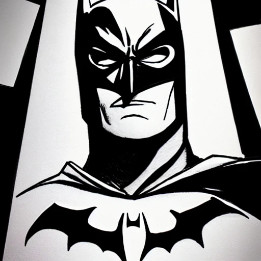 Framed Batman Pencil Drawing On Paper Under Glass No Signature 11” X 8 1/2”  A25 | eBay