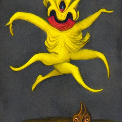 The devil as a dancing daffodil demon