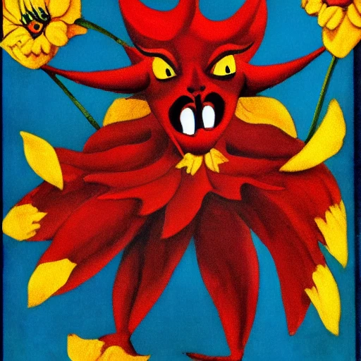 The devil as a dancing daffodil demon