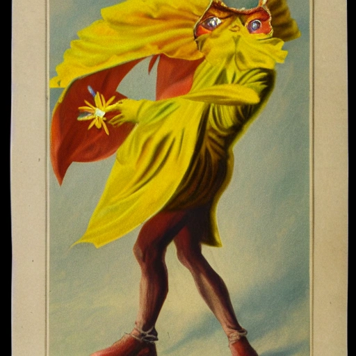 The devil as a dancing daffodil demon