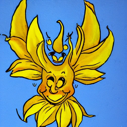 The devil as a dancing daffodil demon