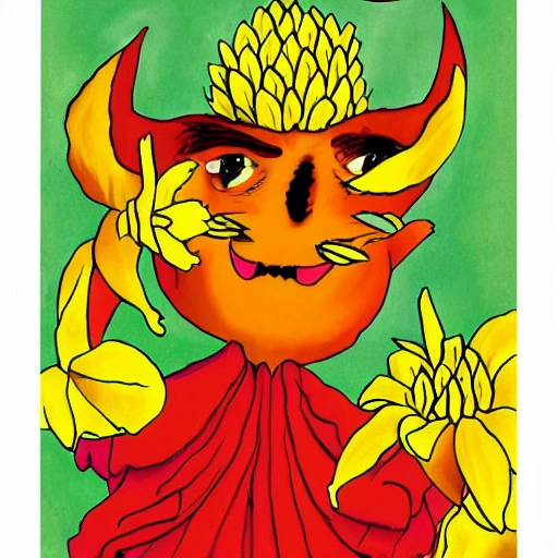 The devil as a dancing daffodil demon