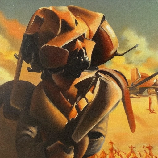 command and conquer, Oil Painting