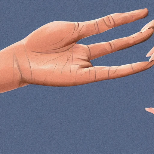 a digital illustration of a beautiful, perfect and naturally looking hand. The hand should be in proper proportion to the rest of the body, with the fingers being about the same length as the palm and the wrist being about the same width as the base of the thumb. The bones and joints of the hand should be accurately represented, with the fingers tapering towards the tips and the knuckles clearly defined. The muscles of the hand should be depicted with enough detail to show the shape and movement of the hand, but not so much as to make it look overly muscular or bulky. The skin of the hand should be smooth and free of blemishes, with the fingers and knuckles appearing slightly rounded. The nails should be clean and well-manicured, and the creases and wrinkles on the palm and fingers should be subtle and natural-looking. Overall, the hand should look realistic and lifelike, with all the necessary details and proportions in place to make it look as if it could belong to a real person