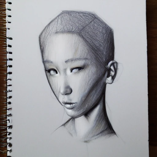 Tin, 3D, Pencil Sketch