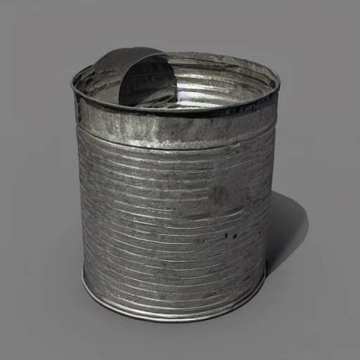 old tincan, 3D, 