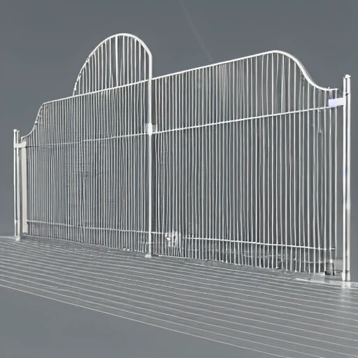 metal metro big gate, 3D, 