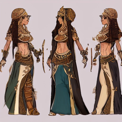 {{{octopath traveler style fantasy rpg character art of ancient egyptian dancer girl}}}, highly detailed, {hyperrealistic upper body portrait of 30 years old middle eastern woman with simple background oil colors}, wearing dress, wearing veil, wearing necklaces and jewelry, light medieval battle armor, beautiful hair, illustrated, beautiful and detailed eyes, fit body, seductive goddess, sharp focus, elegant, volumetric lighting, smooth, videogame character art, 1woman, thick black outlines, cartoony, anime, art by artgerm, trending artstation