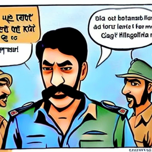 Gabbar Singh, Cartoon, saying Kitne SIP hai tere?,