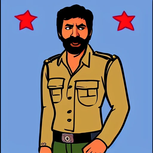 Gabbar Singh, Cartoon,