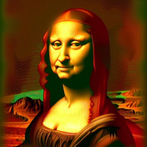 Cat Garfield as monalisa by Da vinci, masterpiece, best quality,realism, tone mapping, ray tracing, smooth light, HQ