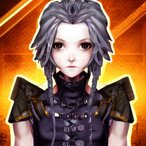 {{{octopath traveler style cyberpunk fantasy rpg character art of  sporty city girl}}}, highly detailed, {hyperrealistic upper body portrait of 20 years old woman with simple background oil colors}, wearing high tech urban outfit, beautiful hair, illustrated, beautiful and detailed eyes, fit body, seductive look, sharp focus, elegant, volumetric lighting, smooth, videogame character art, 1woman, thick black outlines, cartoony, anime, art by artgerm, trending artstation