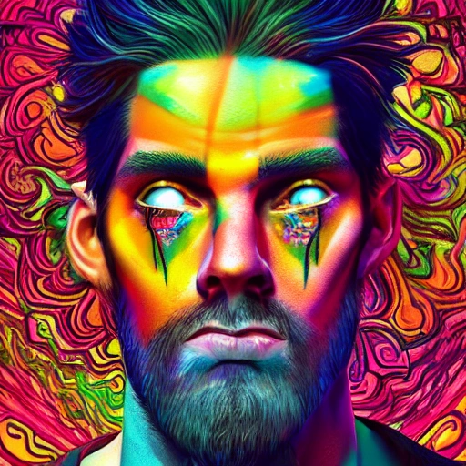 a perfect portrait of David, an extremely psychedelic experience, colorful, surreal, dramatic lighting, LSD, detailed face, intricate, elegant, highly detailed, digital painting, artstation, concept art, smooth, sharp focus, illustration