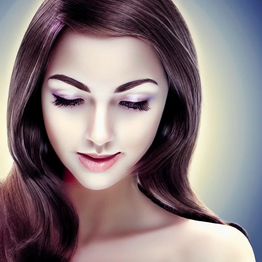 beautiful woman photo-realistic
