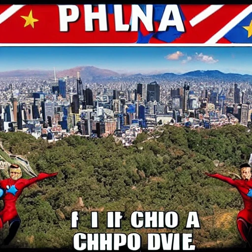 If Chile was a superheroe, 3D