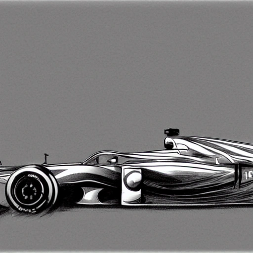Formula1 Ferrari F1 89 Drawing Digital Art by CarsToon Concept - Pixels