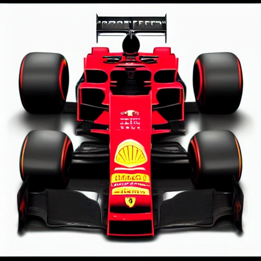 Ferrari f1 car trippy image 