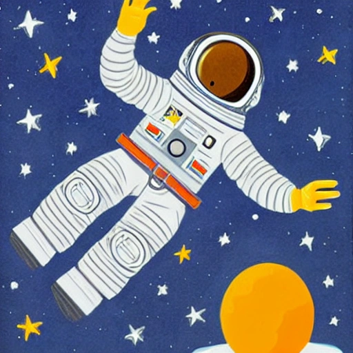 astronaut in space
