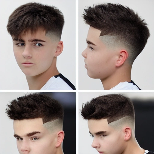 Professional HD quality photo of a boy 20-year-old boy, front lighting and high quality to enhance facial features and smoothness. HD quality to capture fine details of the face with perfect and symmetrical features. Make the hair very short with a modern urban style.  Athletic body. 