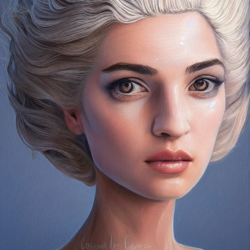 diana la cazadora, goddess, graceful, ultra realistic photo portrait of venus, painting burst, beautiful symmetrical face, pale skin, blonde hair, nonchalant kind look, realistic round eyes, tone mapped, intricate, elegant, highly detailed, digital painting, artstation, concept art, smooth, sharp focus, illustration, art by artgerm and greg rutkowski and alphonse mucha, 4k, 8k, perfect naked breast, Oil Painting, Oil Painting