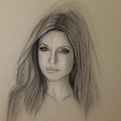 victoria de angelis, Pencil Sketch