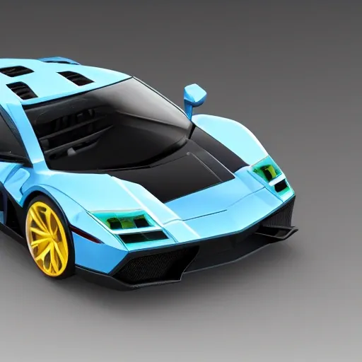 future lamborgini, 3D