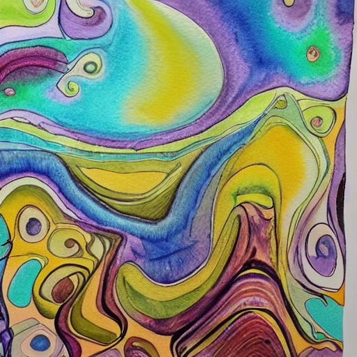 , Trippy, Water Color, 3D