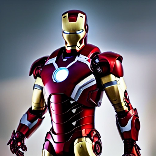 a man in animated armour like iron man, ultra realistic, character concept art, highly detailed, intricate, (sharp focus), 85mm, medium shot, mid shot, (centered image composition), ((professionally color graded)), ((bright soft diffused light)), volumetric fog, trending on instagram, trending on tumblr, hdr 4k, 8k