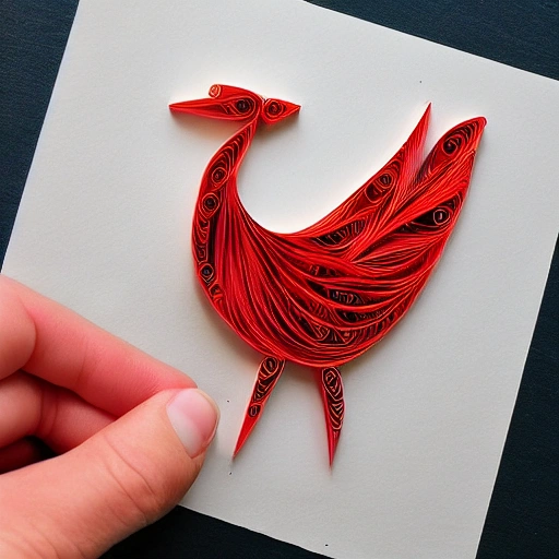 paper quilling, paper cut art, paper illustration, Turkey, thanksgiving, very detailed, 8k --v 4, 3D