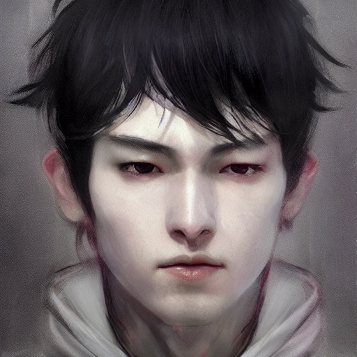 Ruan Jia, night, high-detail human face, realistic, black hair, young, handsome, man, 8K, light and shadow, Japanese style, high-detail upper body, trench coat