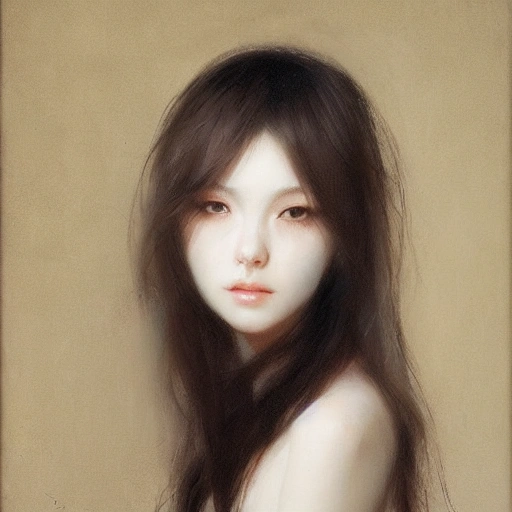 Ruan Jia, night, face details, realistic, young brunette beauty, 8K, light and shadow, Japanese style, high detail upper body, white clothes