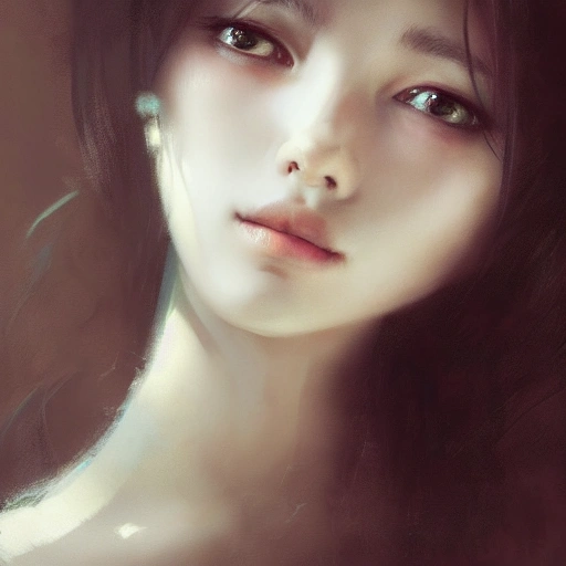 Ruan Jia, night, face details, realistic, young brunette beauty, 8K, light and shadow, Japanese style, high detail upper body, white clothes